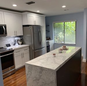 Kitchen and a Bathroom